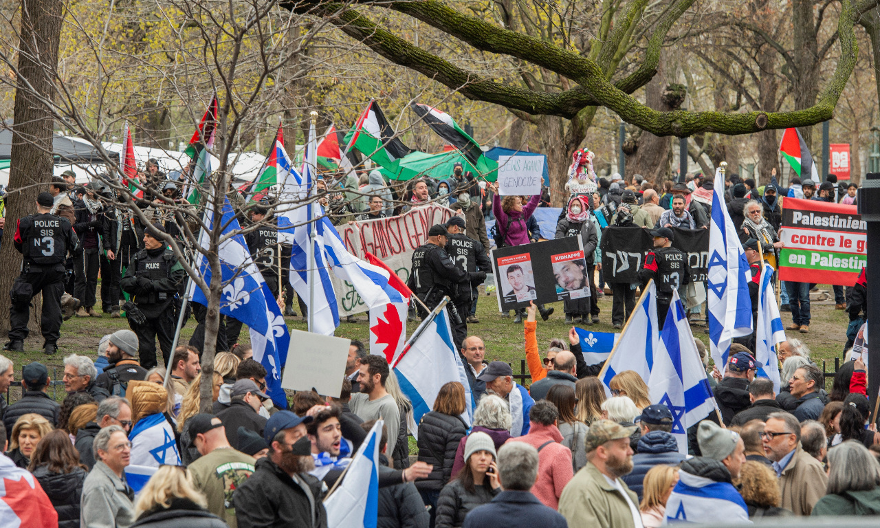 聲援巴勒斯坦 加拿大多所大學也出現紮營抗議活動