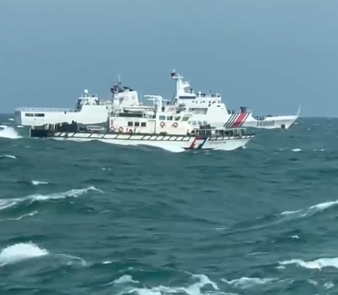 中國海警船強行登檢後帶回澎湖漁船 海巡積極處理中