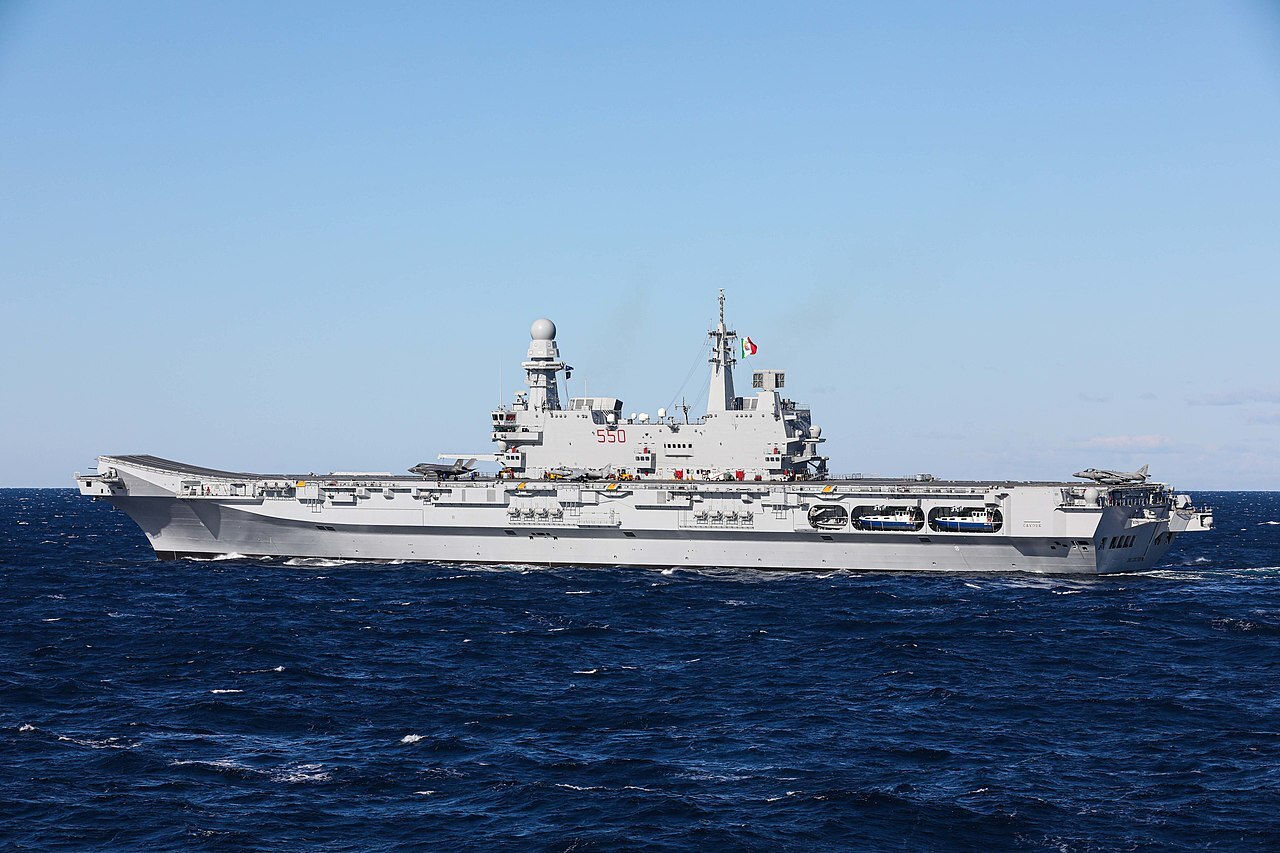 義大利航艦8月首度靠泊日本 有助強化安保合作