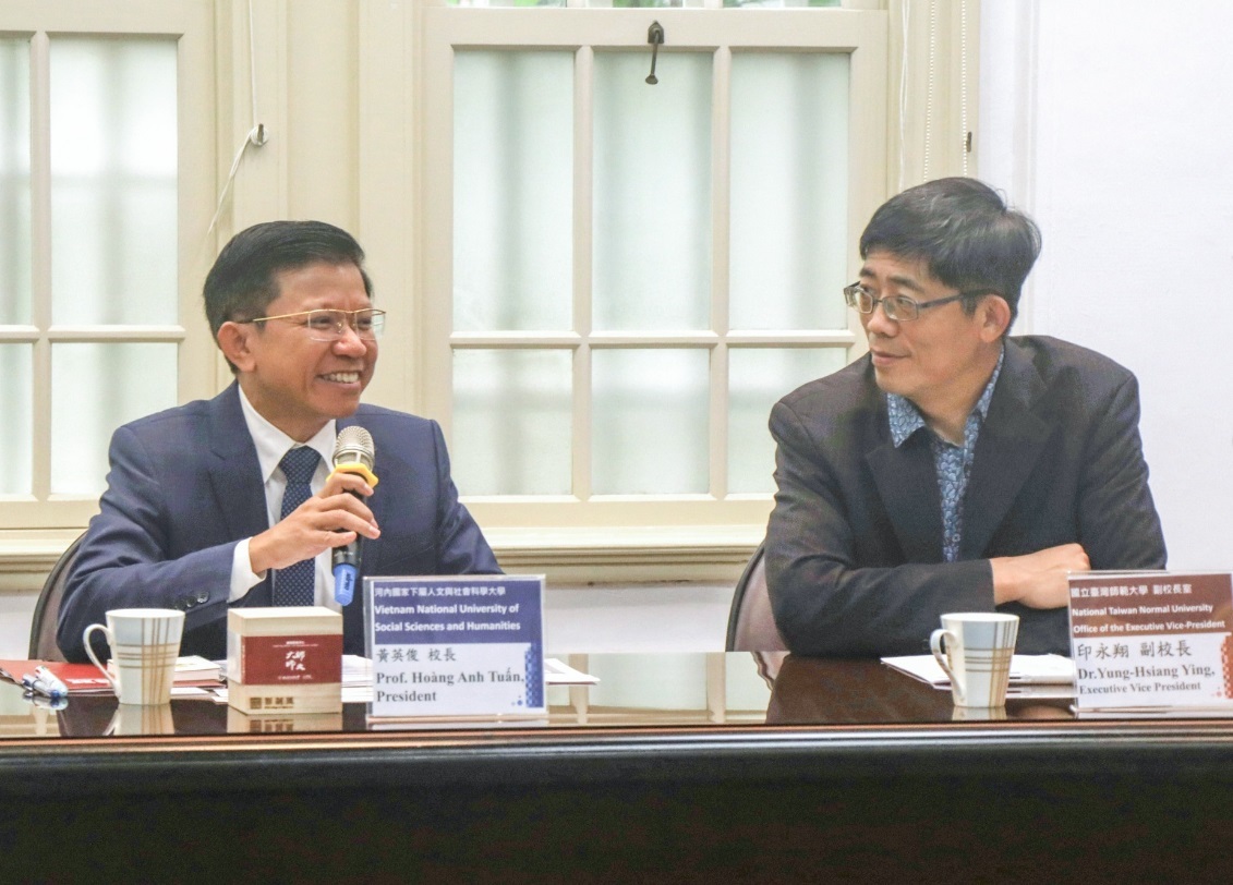 越南河內大學成員訪台 洽談台灣漢學資源中心設立