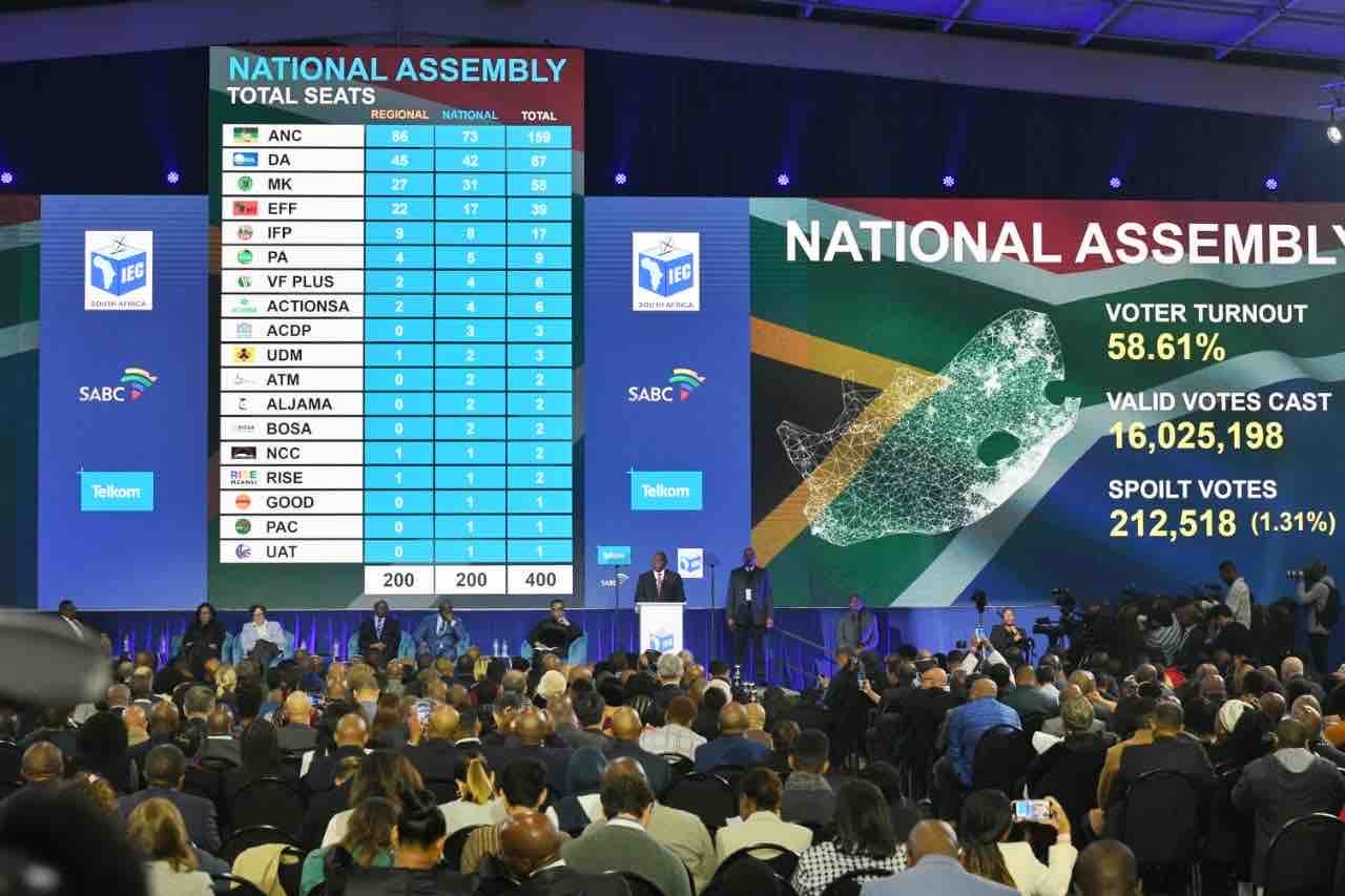 南非大選結果公布 非洲民族議會30年來首次未過半
