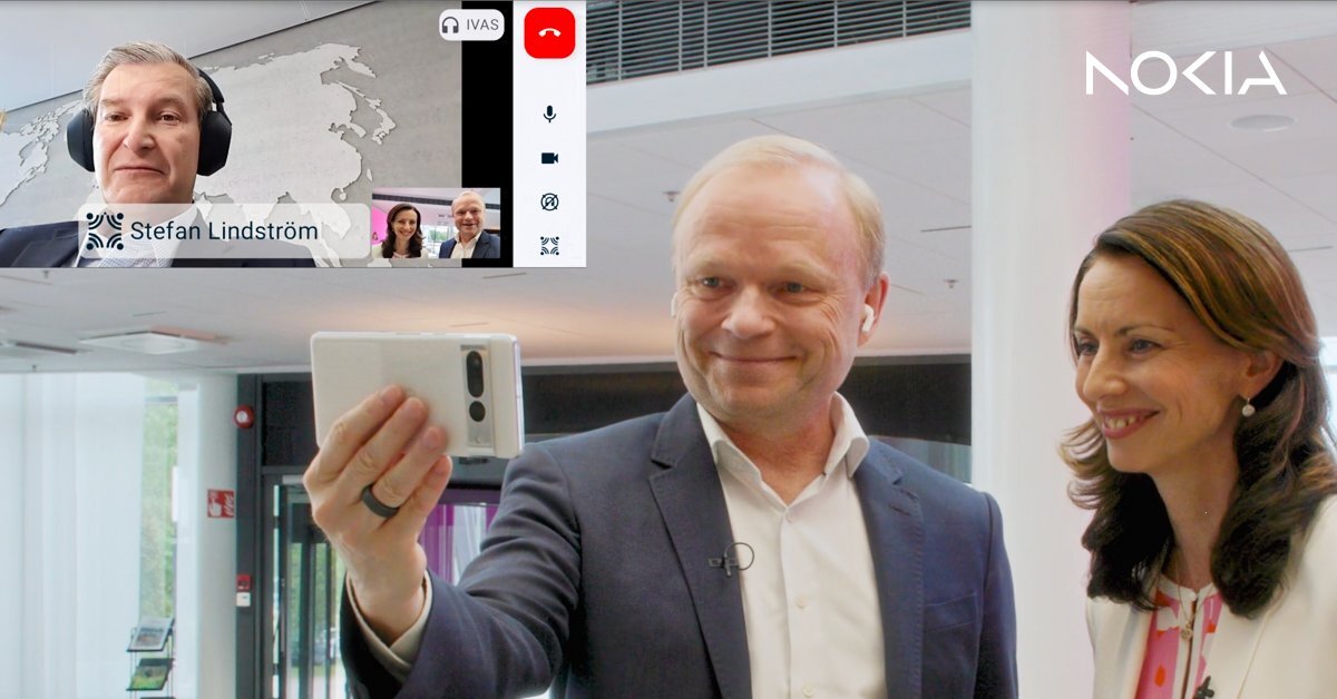 諾基亞CEO運用沉浸式新技術通話 創全球先例