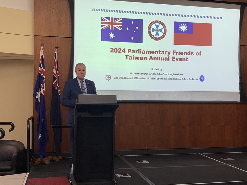 澳洲昆州議會友台小組齊聚 鼓勵議員走訪台灣