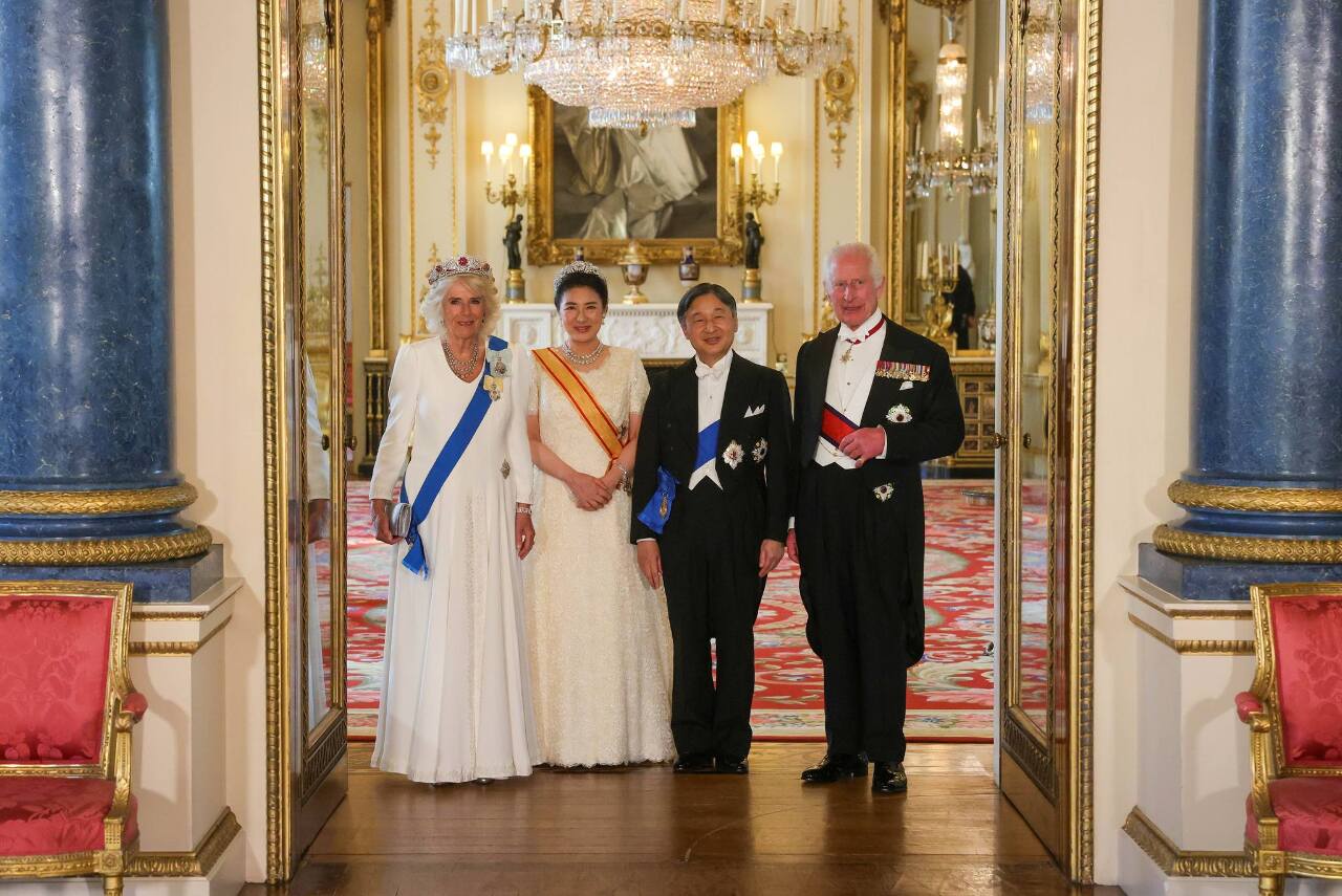 日皇德仁夫婦訪英 英王查爾斯三世盛大儀式歡迎
