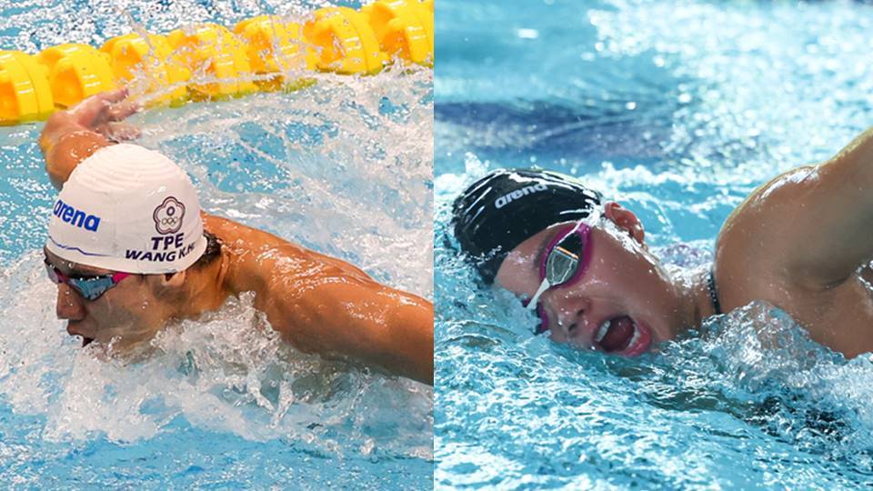 泳協提報巴黎奧運參賽名單：男子王冠閎  女子韓安齊