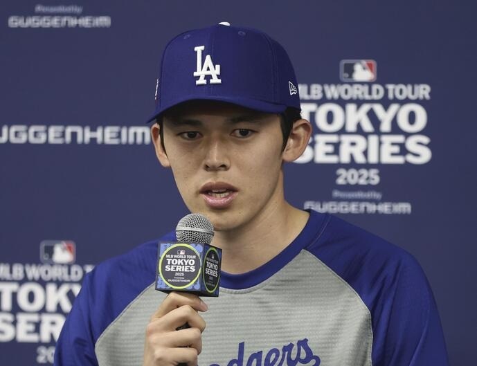 MLB第2戰佐佐木朗希先發 東京氣溫驟降不減球迷熱情