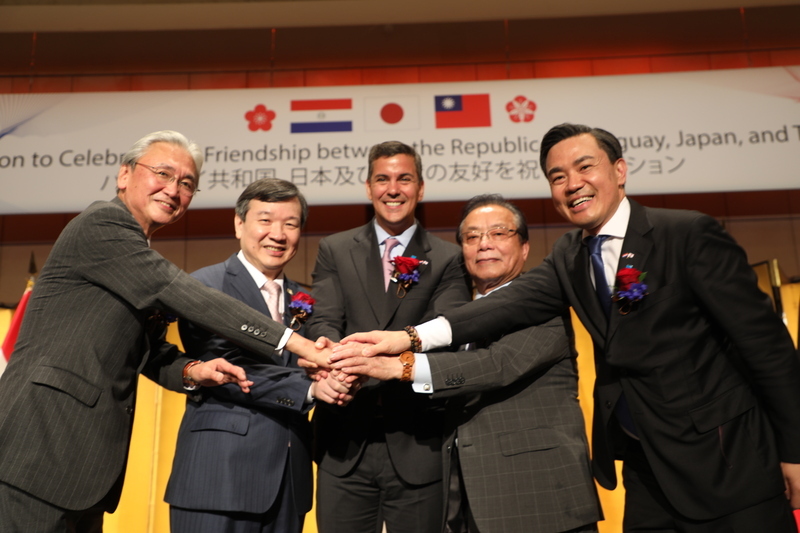 台灣巴拉圭日本辦三國友好大型酒會 史上第一次